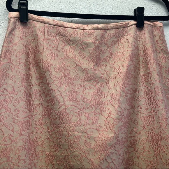 Vintage Kay Unger Silk Pink Floral Embroidered Maxi Skirt - Picture 2 of 10
